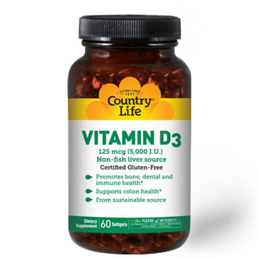 Vitamin D3 5,000 I.U - Country Life